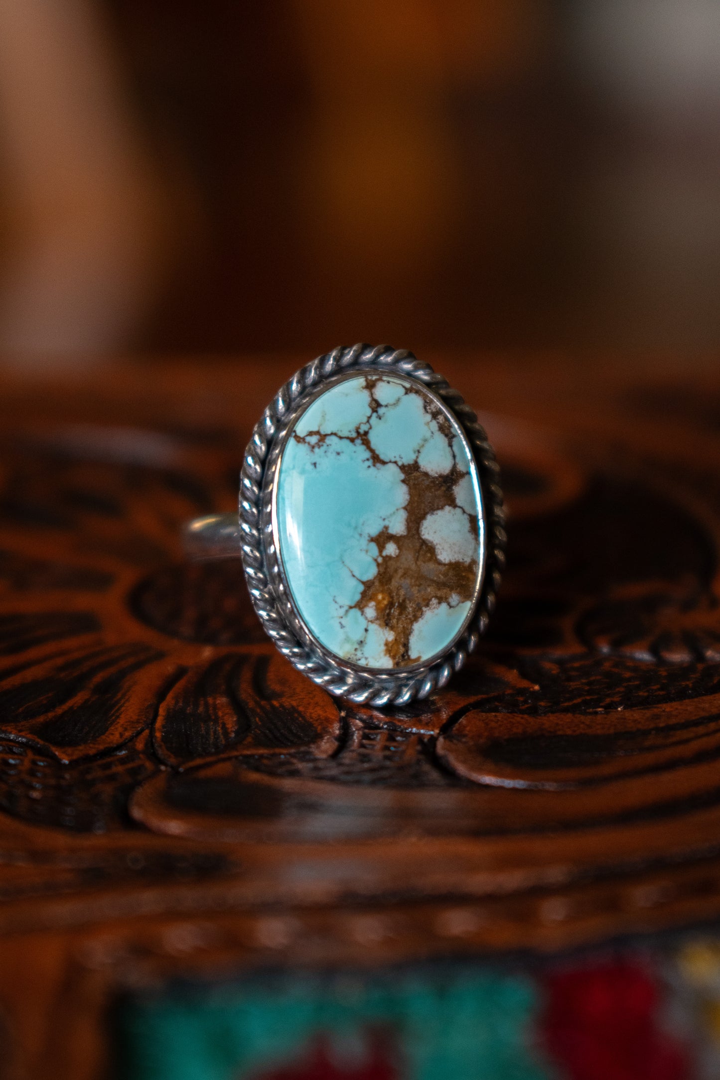 Golden Hills turquoise & sterling silver ring