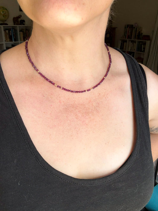 Gemstone Beaded Necklace
