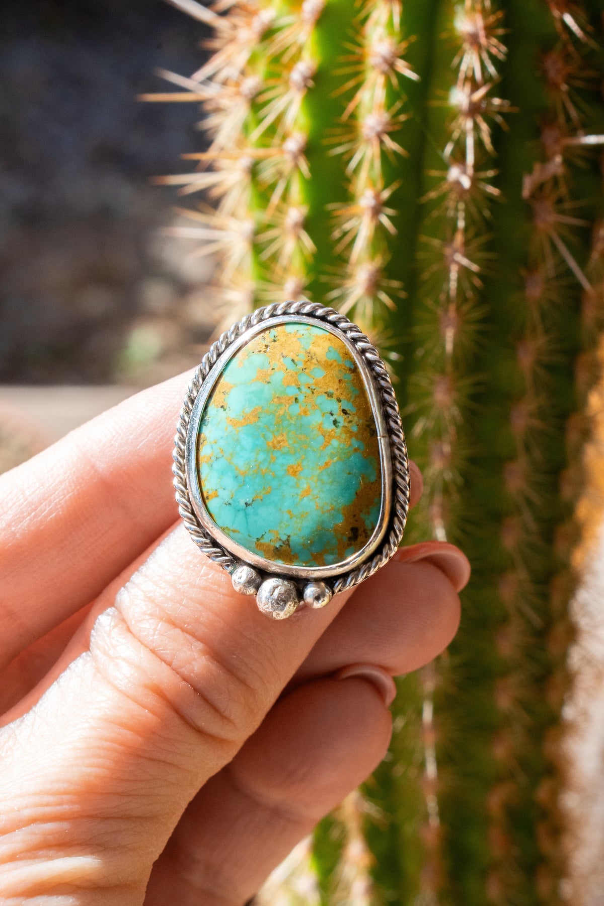 Tyrone Turquoise Ring