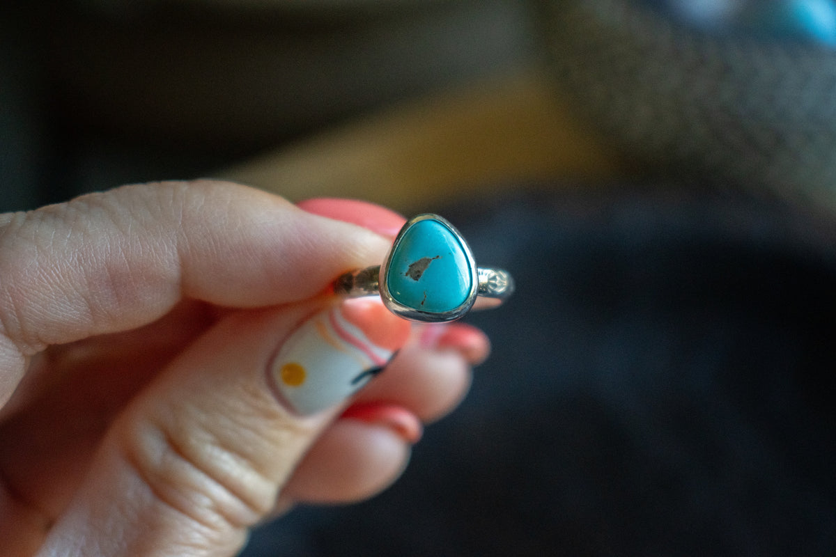 Lone Mountain Turquoise Ring