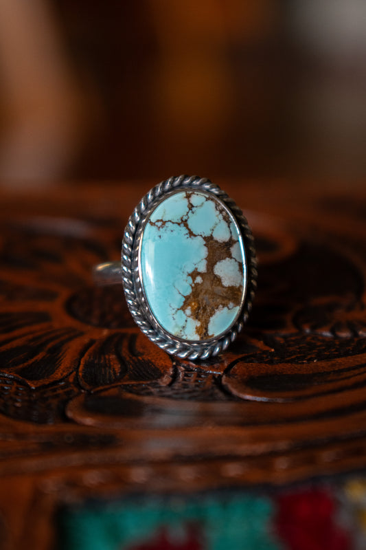 Golden Hills turquoise & sterling silver ring