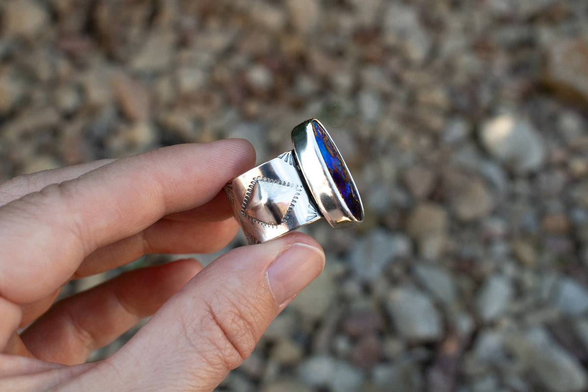 Australian Pipe Opal Ring
